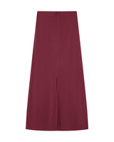 Jupe en modal bordeaux Sama