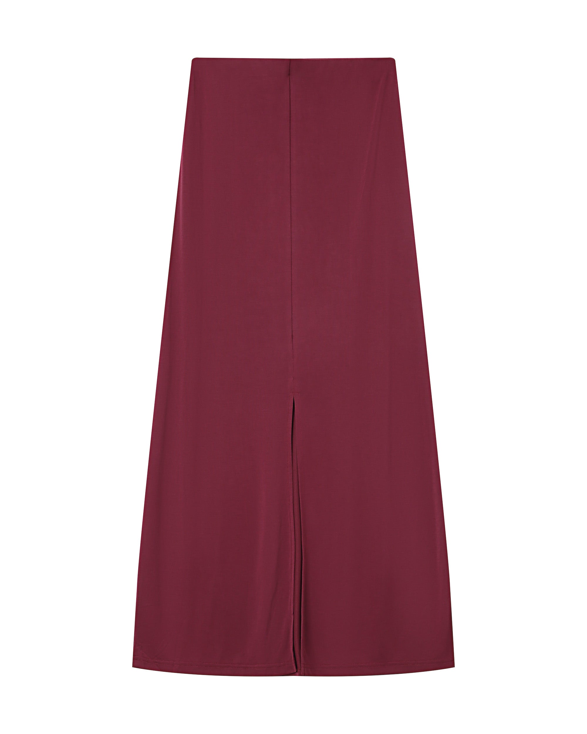 Jupe en modal bordeaux Sama