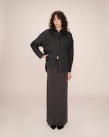 Jupe en modal carbone Sama