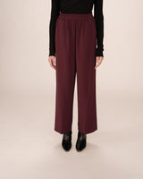 Pantalon fluide bordeaux Noblesse
