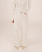 Wide-leg jeans beige James