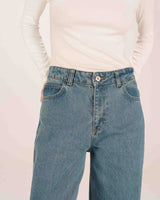 Wide-leg jeans light blue James