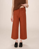 7/8 straight trousers camel Sole