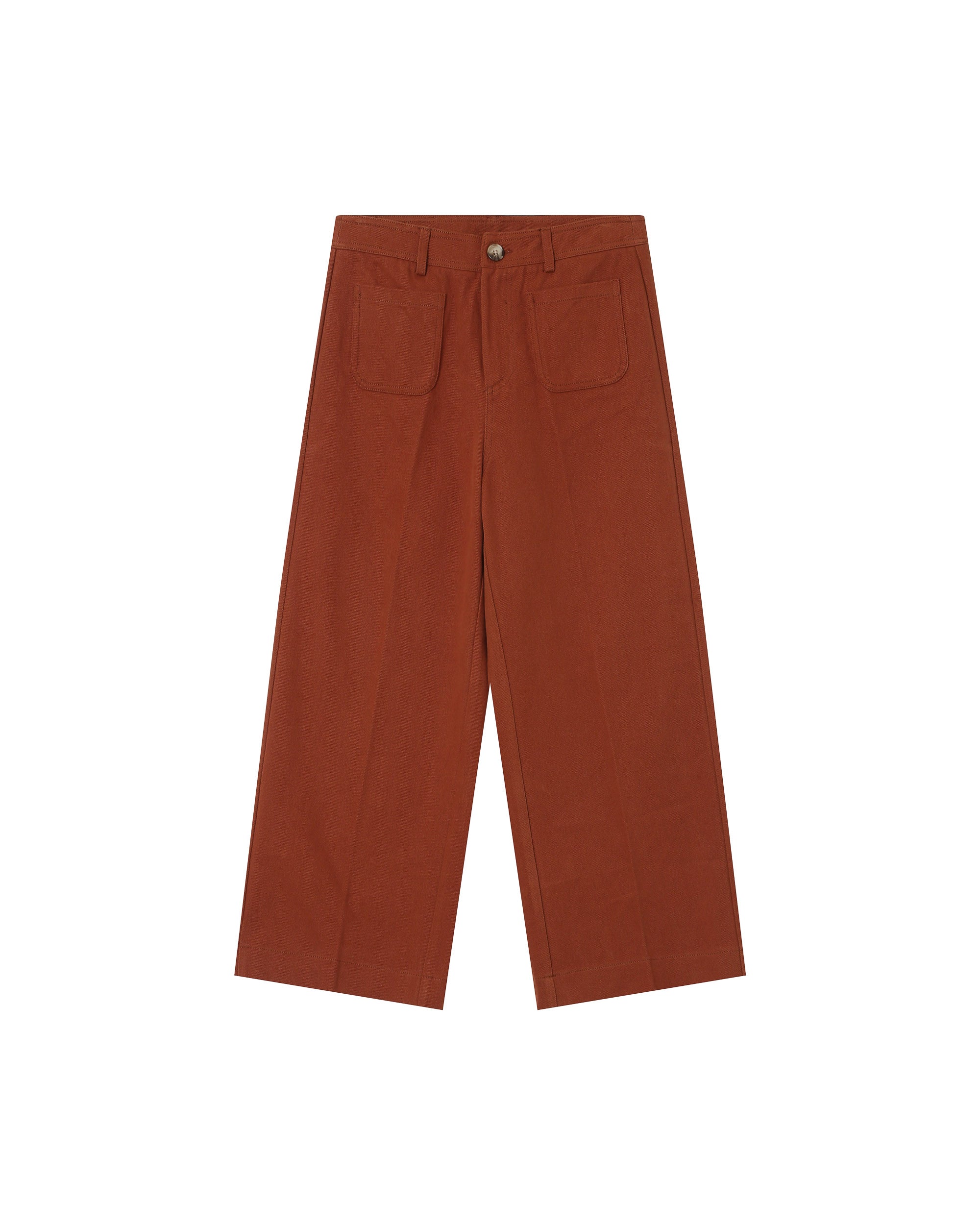 7/8 straight trousers camel Sole