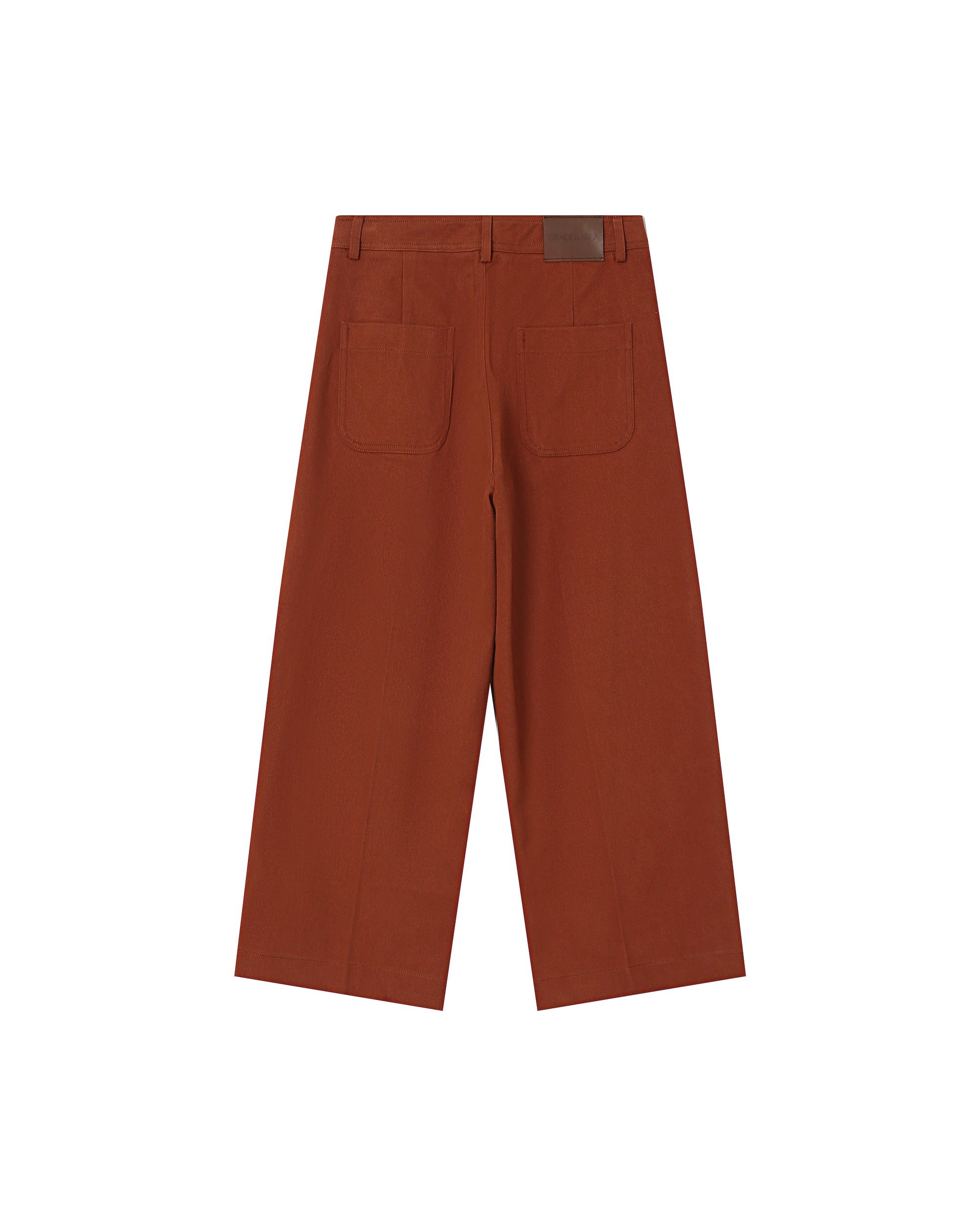 7/8 straight trousers camel Sole