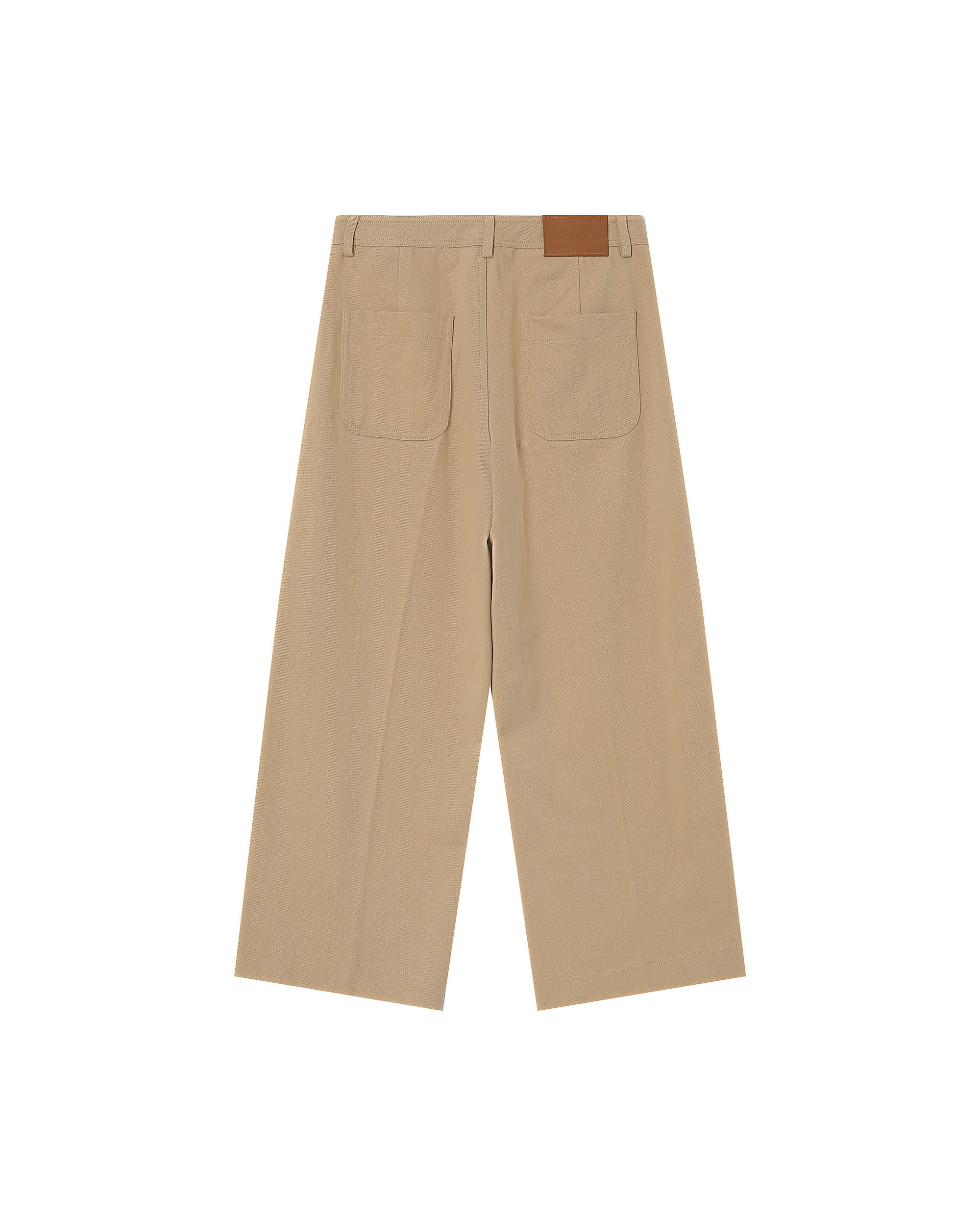 7/8 straight trousers sand Sole