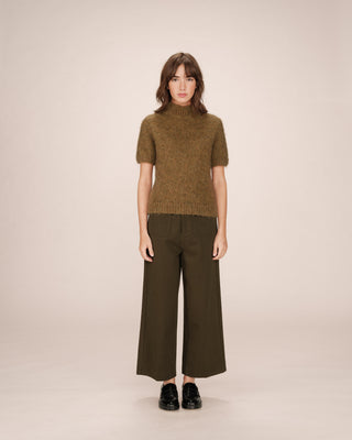 PANTALON VERT FORET SOLE