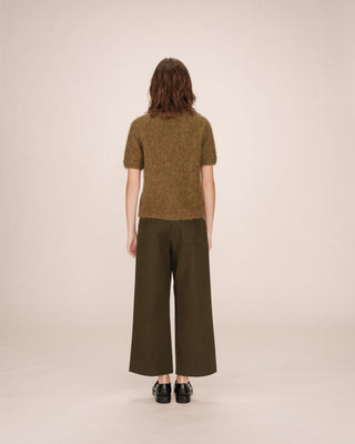 PANTALON VERT FORET SOLE