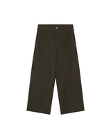 7/8 straight trousers fgoldest green Sole