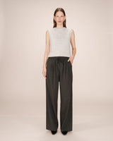 Pantalon a rayures anthracite Stay