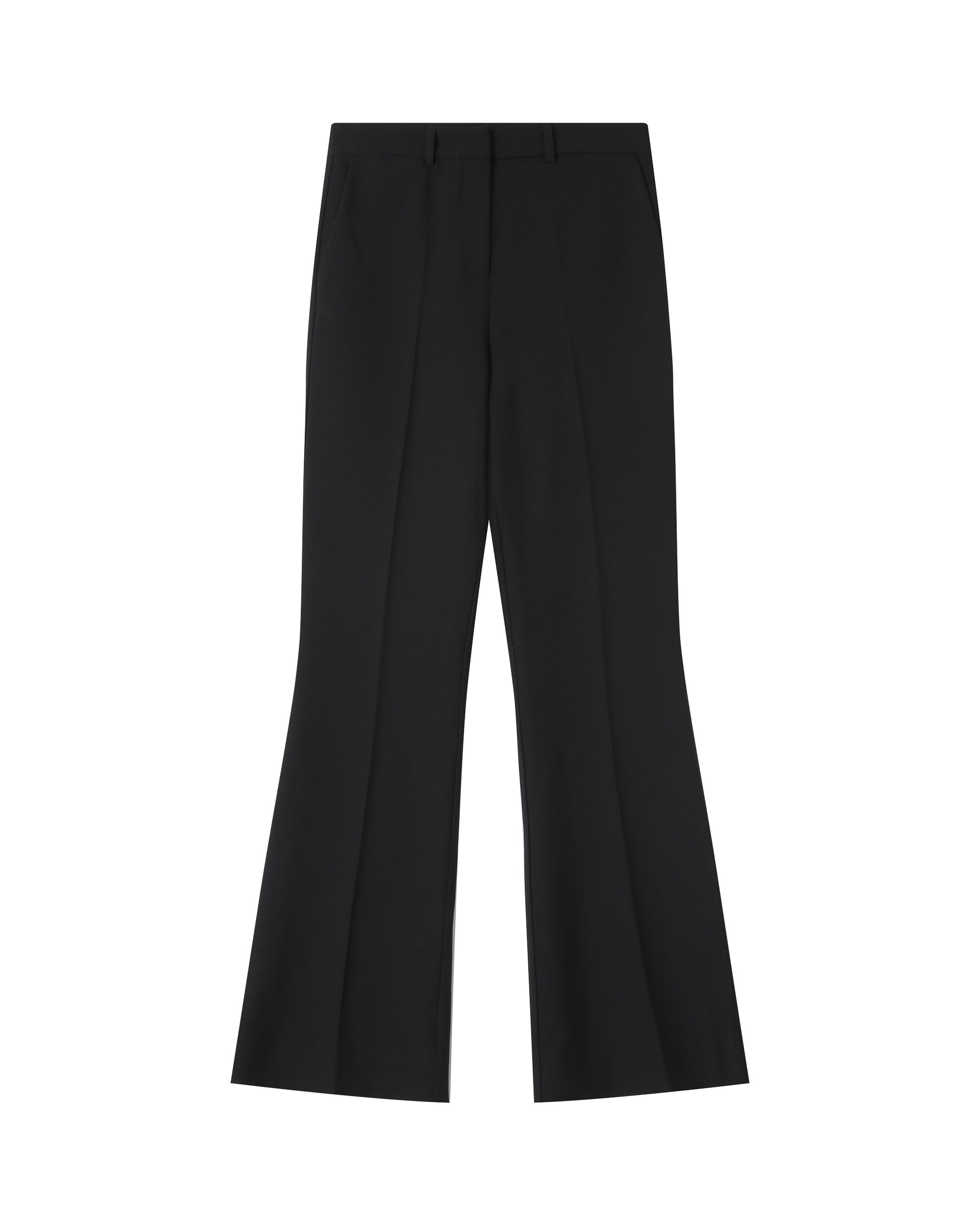 Pantalon tailleur evase noir Singer