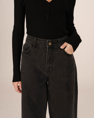 JEAN BLACK WASHED JONAS