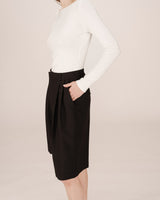 Long bermuda shorts black Sergio