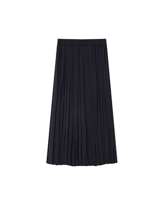 JUPE MARINE PLISSE