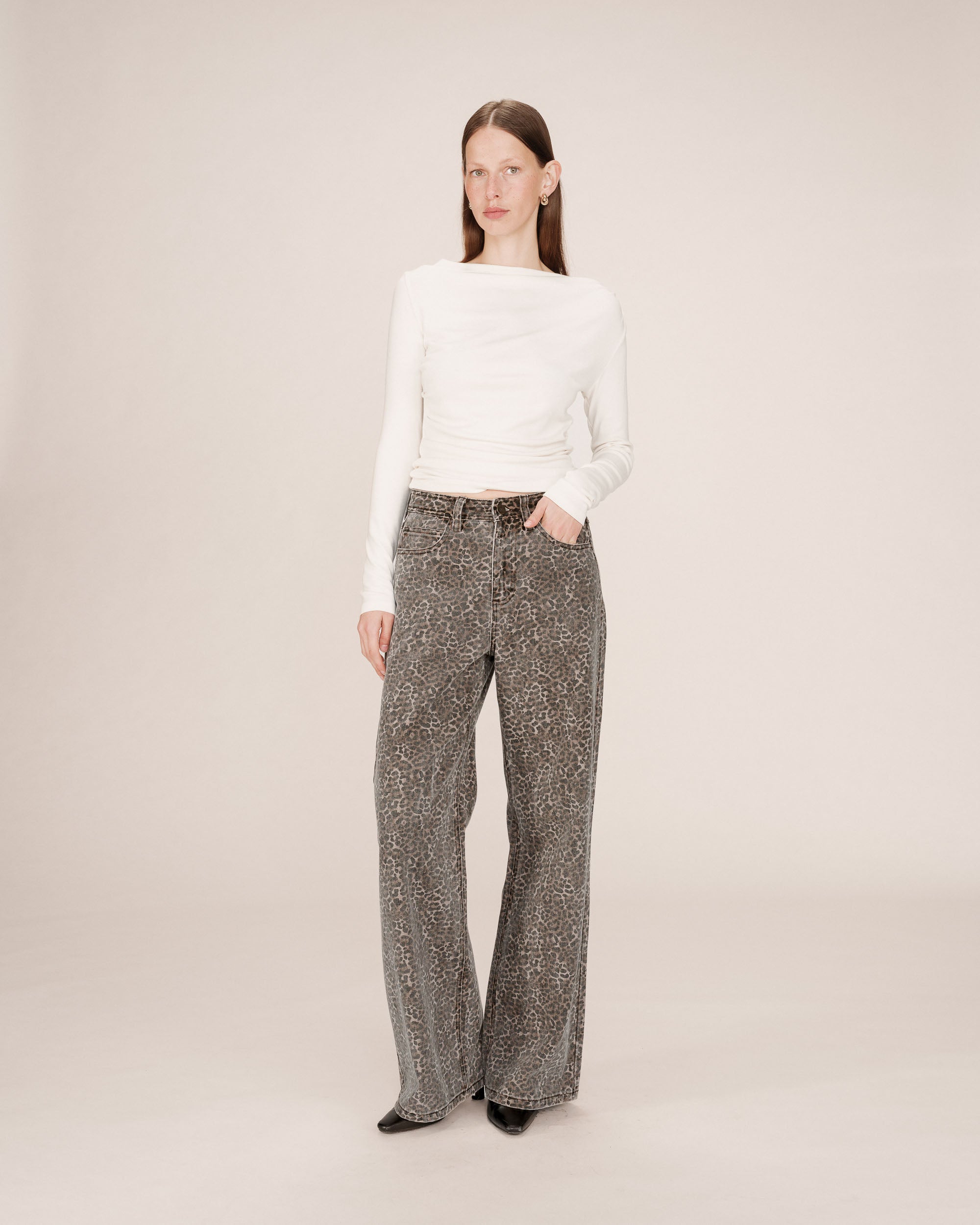 Printed jeans leopard Socca