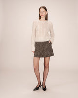 Jupe imprimée leopard Sparta