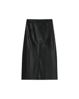 Faux leather skirt black Sirene
