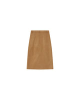 Long suede skirt ocre Sorry