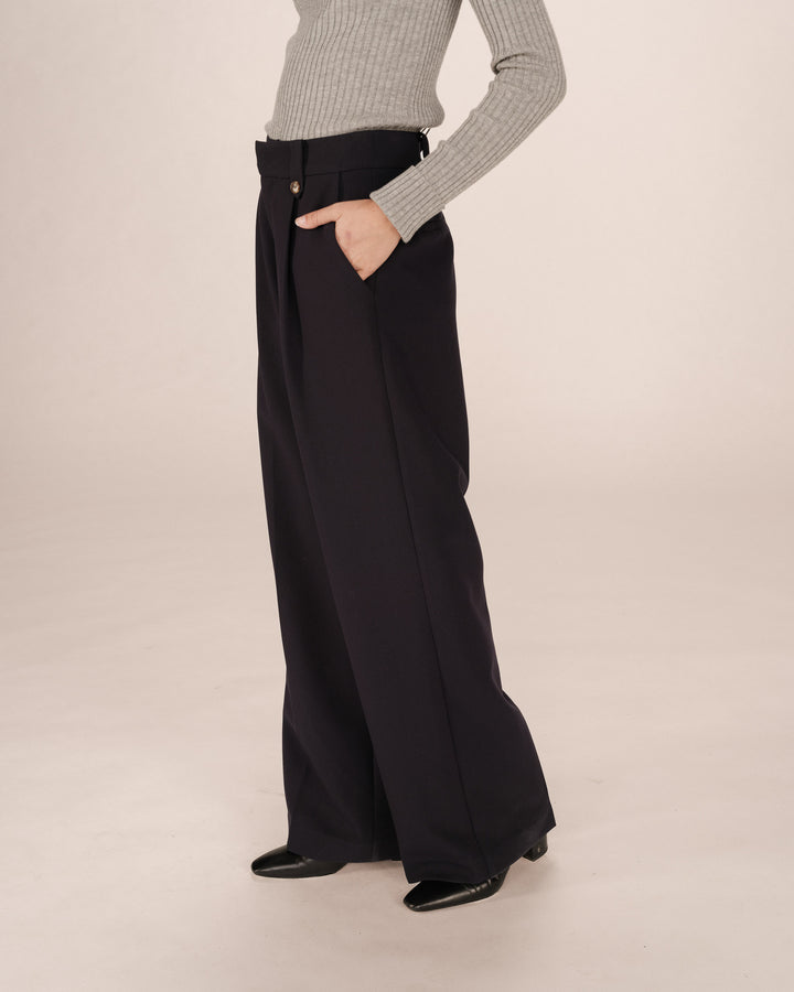 Pantalon tailleur marine Septime