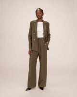 Pantalon tailleur vert foret Septime