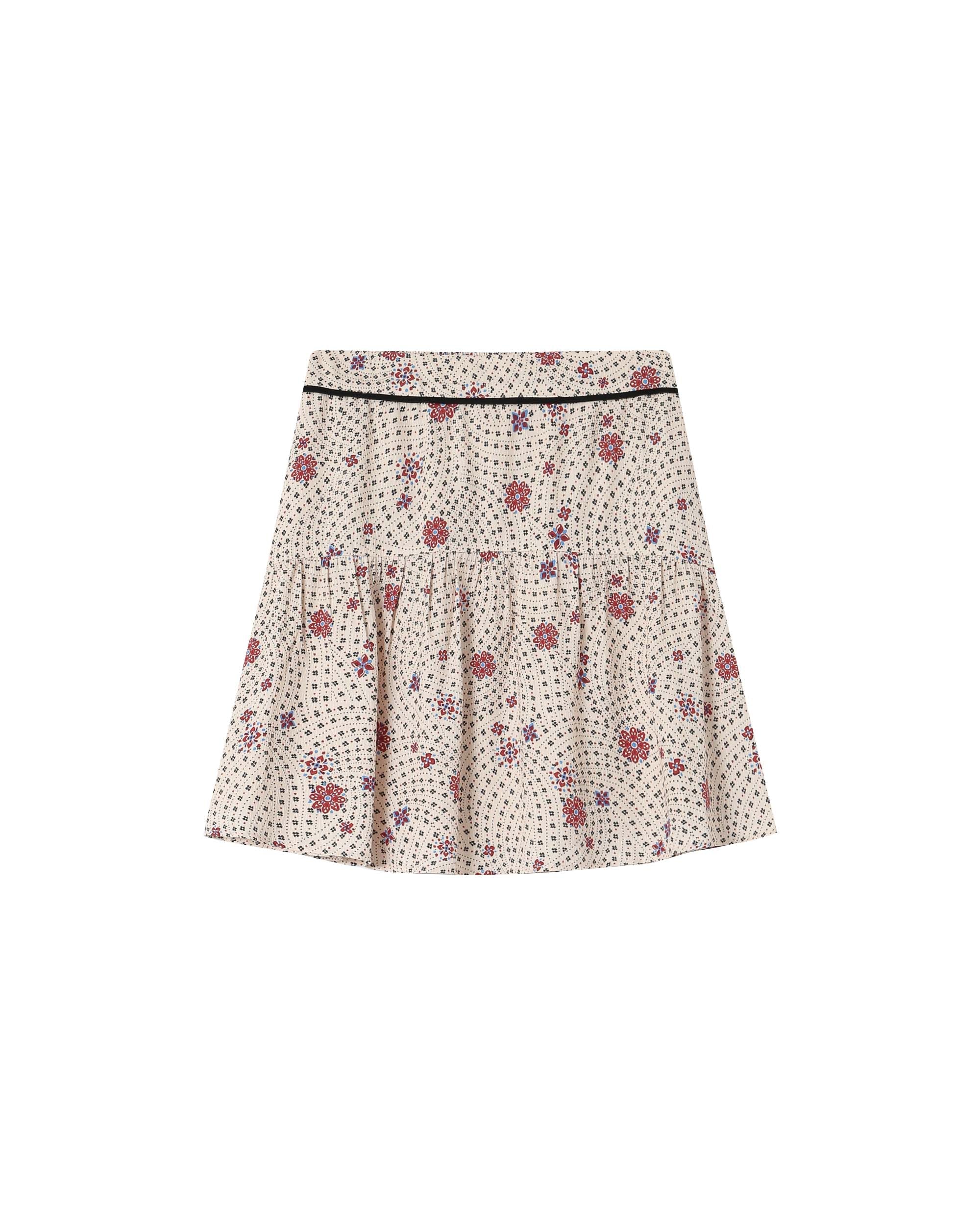 Jupe Midi à Imprimé Graphique Dorry Indigo Pablo - Femme - PZJ33Z658 Jupe Midi à Imprimé Graphique Dorry Indigo Pablo - Femme - PZJ33Z658