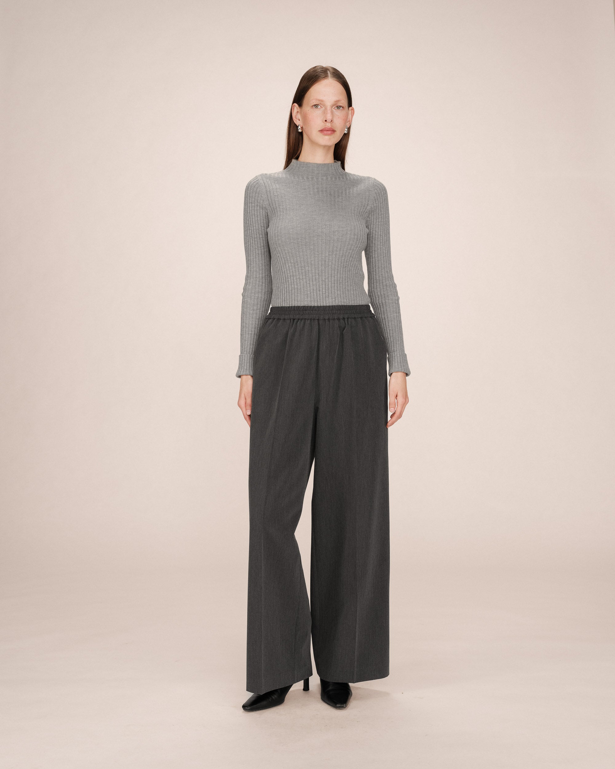 Pantalon large anthracite Sweeney