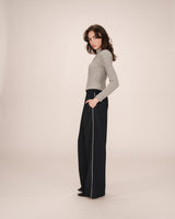 Pantalon large marine Sweeney