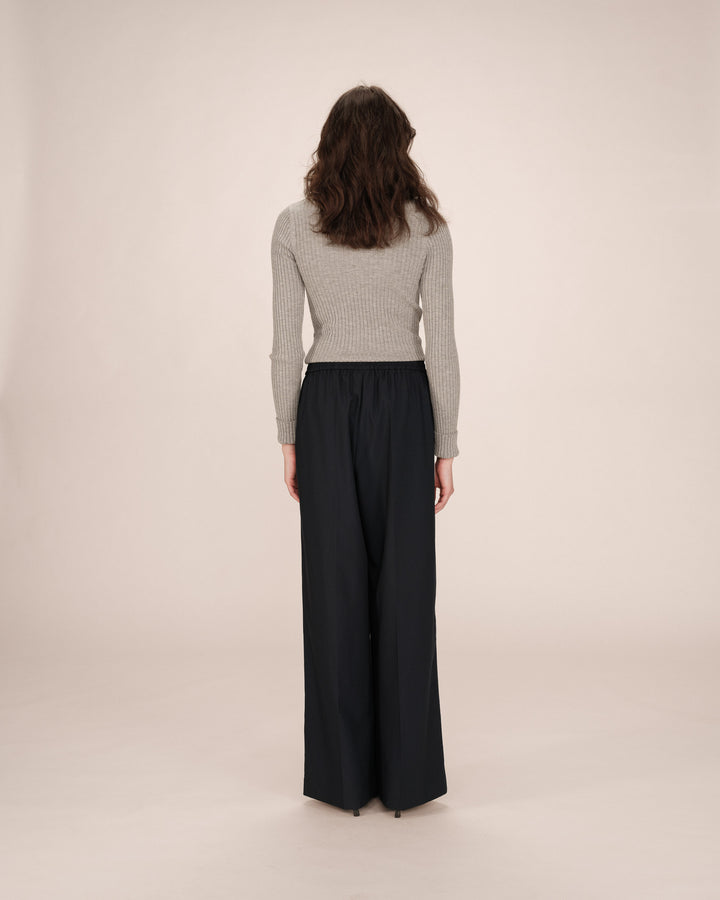 Pantalon large marine Sweeney