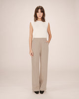Tailored trousers greige Stewart