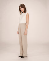 Tailored trousers greige Stewart