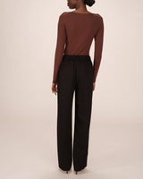 Pantalon tailleur noir Stewart