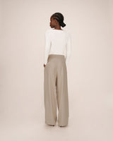 Pantalon tailleur greige Strokes