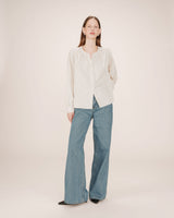 Striped shirt ecru Sissi