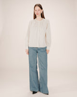 Striped shirt ecru Sissi