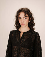 Blouse en dentelle noir Sophia
