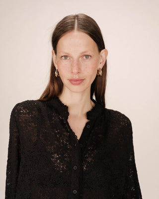 BLOUSE NOIR SWING