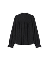 Blouse en dentelle noir Swing
