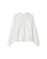 Blouse col lavallière ivoire Sicilia