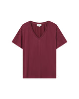 Modal t-shirt burgundy Song