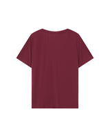 Modal t-shirt burgundy Song