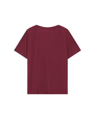 T-SHIRT BORDEAUX SONG