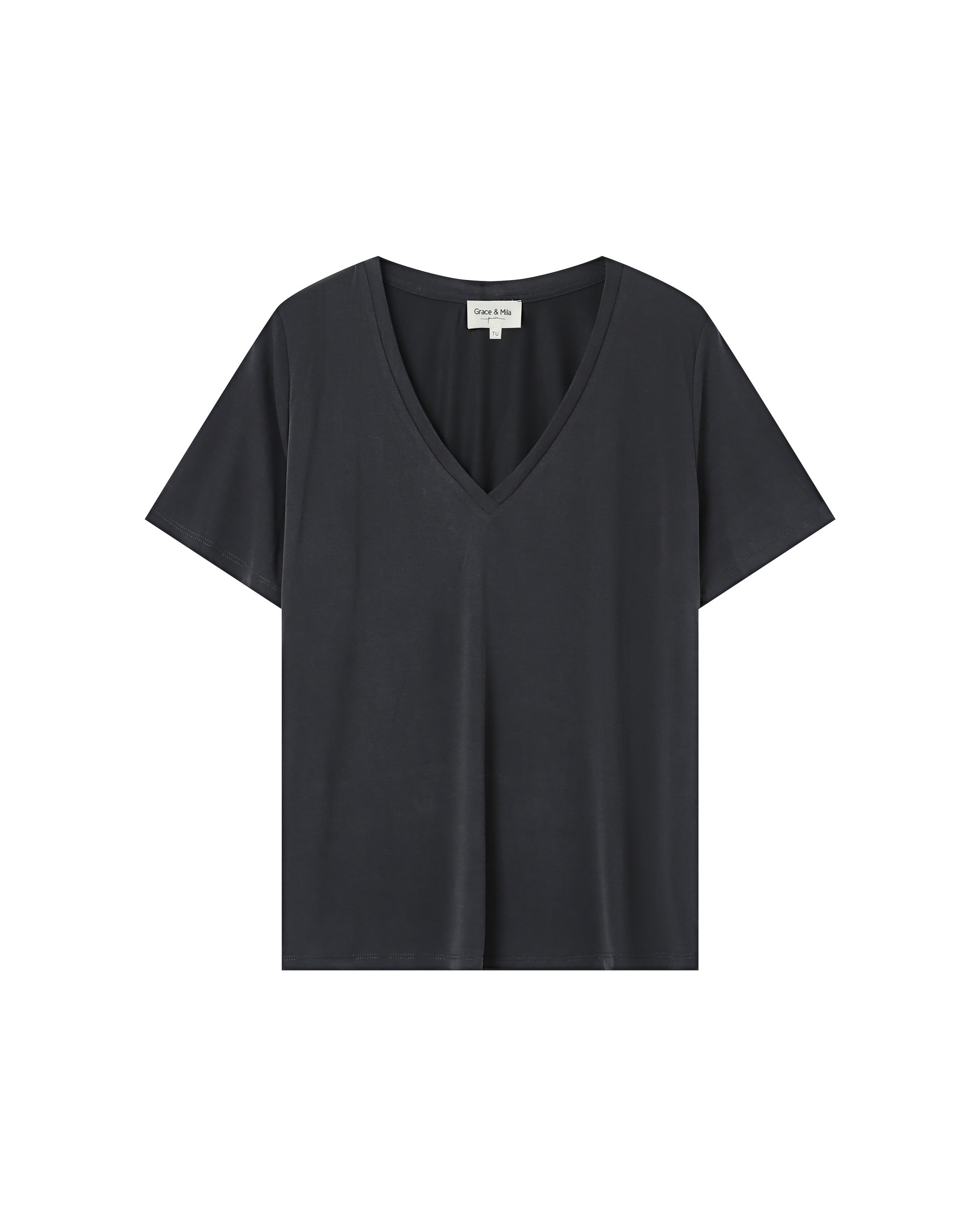 Modal t-shirt carbon Song