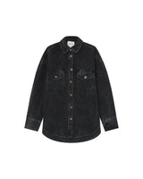 Surchemise oversize black washed Sydney