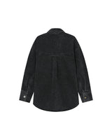 Surchemise oversize black washed Sydney