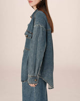 Surchemise oversize vintage blue Sydney