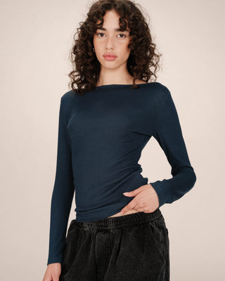 T-SHIRT BLEU PETROLE STANLEY