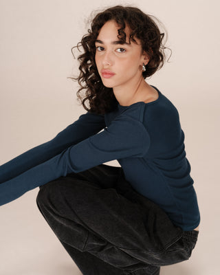 T-SHIRT BLEU PETROLE STANLEY