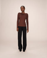 Top col bateau chocolat Stanley
