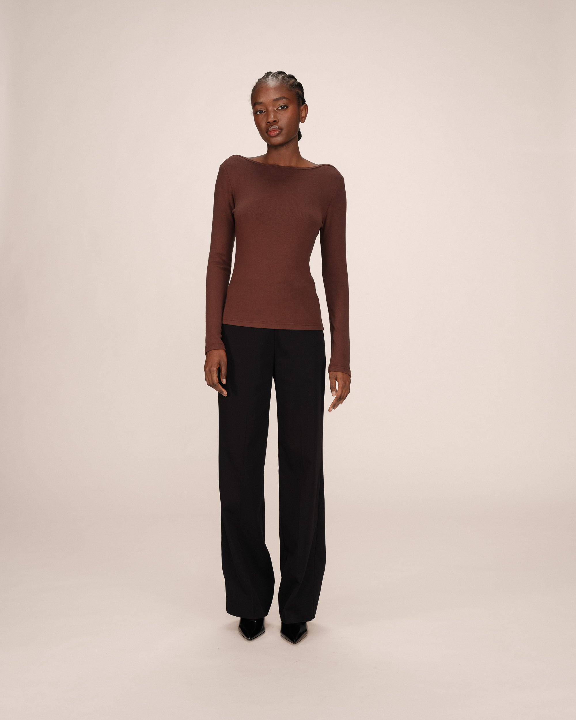 Top col bateau chocolat Stanley