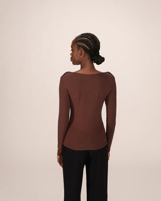 T-SHIRT CHOCOLAT STANLEY
